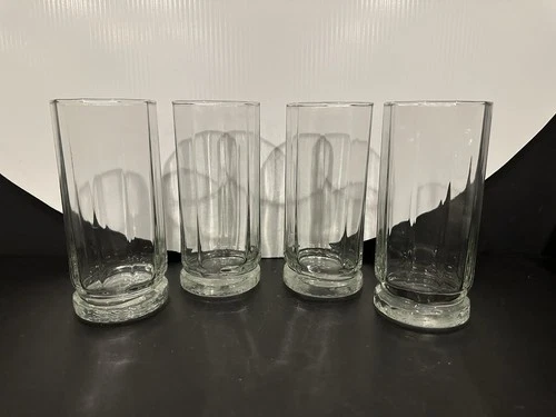 #26…(Set of 4) Vtg. Anchor Hocking Essex Tumbler…3x6.5