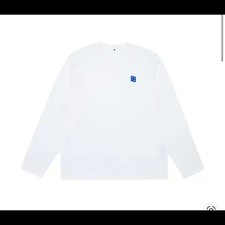 Ader Error Signature TRS/BL Long Sleeve Tee, Off-White, S