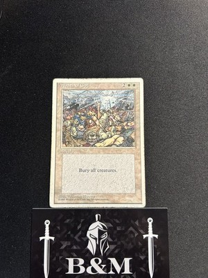 MTG - Wrath of God - 4th Edition - Rare - HP