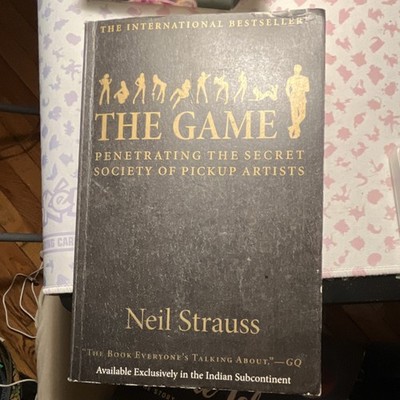 The Game by Neil Strauss Paperback Men's Studies Love Romance Nonfiction Book