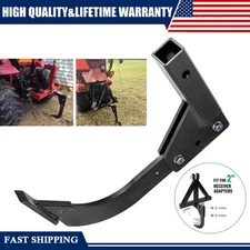 Racewill Hitch Lawn Mounted Ripper Garden Plow for ATV/UTV Tractor W/2" Receiver
