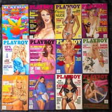 PLAYBOY Magazine 2000 - Full Year 12 Issues w/Centerfolds & Celebrities - VTG NM