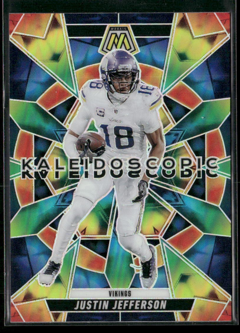 2025 Panini Mosaic #11 Justin Jefferson Kaleidoscopic Minnesota Vikings