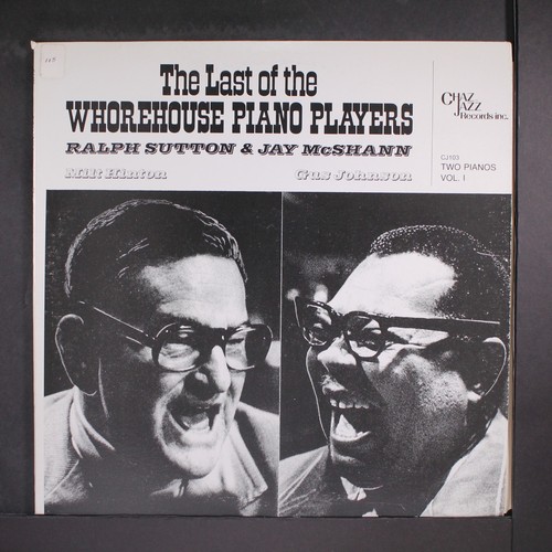 RALPH SUTTON & JAY MCSHANN: the last of the whorehouse piano players CHAZ JAZZ - Picture 1 of 2
