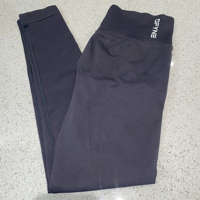 DFYNE Dynamic Leggings Stone Grey Small RRP:£50.99 * Some Inner Writing Peeling