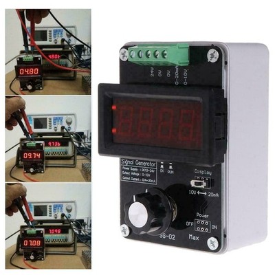 Signal Generator Voltage Analog Simulator Adjustable Calibrator 0-10V 4-20mA New