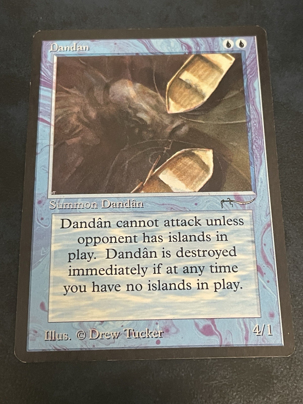 Dandan Arabian Nights MTG Magic the Gathering Card LP