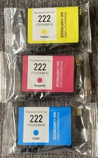 3Pcs.T222 XL 222XL Ink Cartridges for Epson Expression XP-5200 WorkForce WF-2960