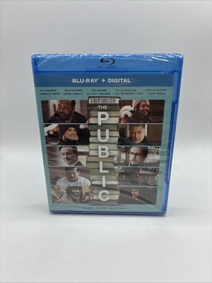 The Public (Blu-ray, 2018) NEW *Factory Sealed* Widescreen