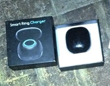 Smart Ring Charger Black with Box and User Manual Included
