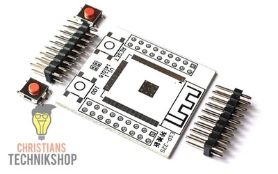 CHRISTIAN'S TECHNIK SHOP Adapterboard für ESP-WROOM-32/ESP32/ESP32S Wifi/WLAN/Bluetooth-Module