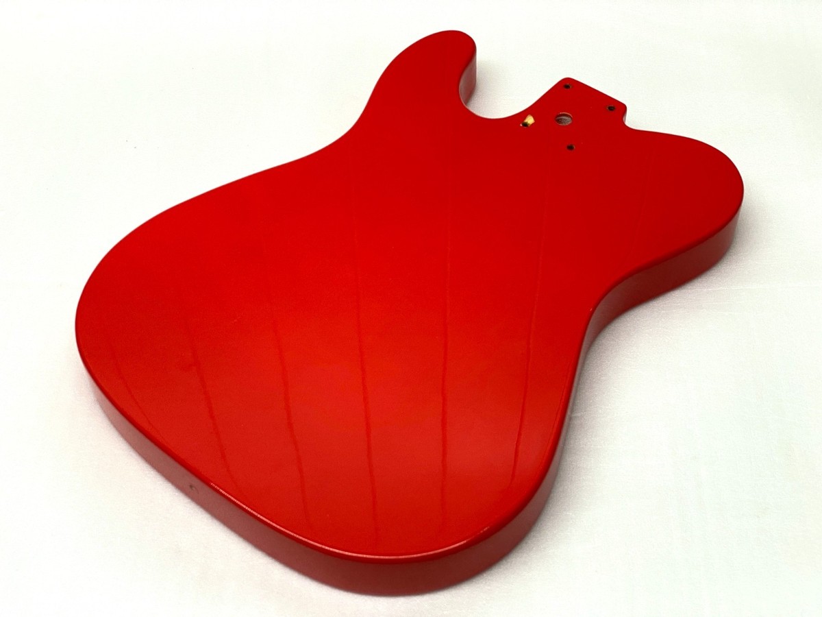 CRACKED! Fender Squier Tele BODY Race Red Telecaster Top Load