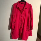 Eileen Fisher 3X Button Down Lagenlook Linen Blend Minimalism Quiet Luxury