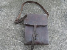 1914 1918 WW1 ALLEMAND Sacoche Cuir Allemande Artilleur A identifier