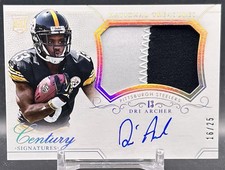 2014 NATIONAL TREASURES RPA AUTO JERSEY PATCH DRI ARCHER ROOKIE CARD /25