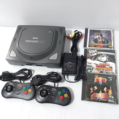 SNK NEO GEO CDZ Console CD-T02 with 3 games Tested Import Japan SNK NEO GEO CDZ Console CD-T02 with 3 games Tested Import Japan