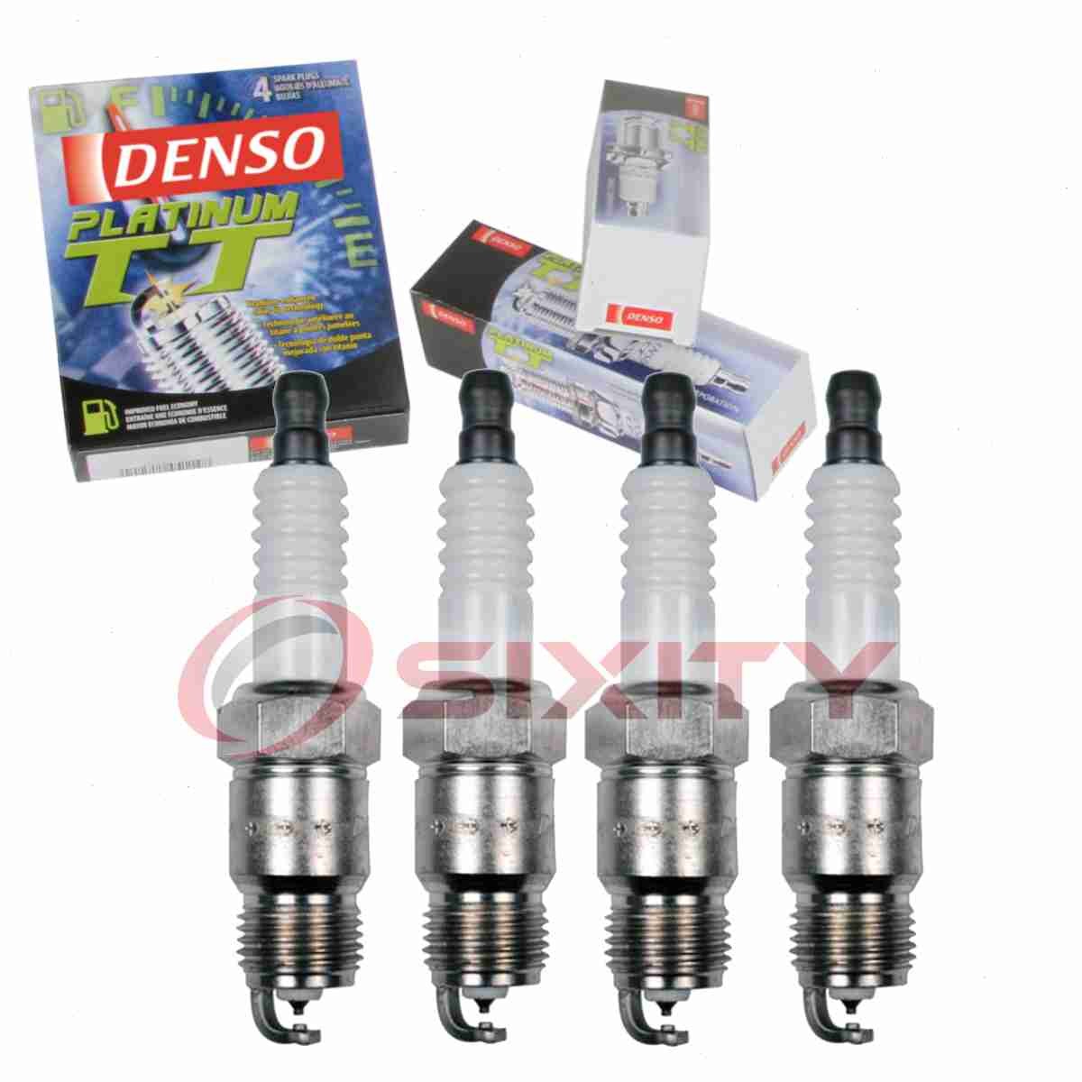 4 pc DENSO 4509 Platinum TT Spark Plugs for PTF16TT ASF52 ASF42P ASF42CF4 na