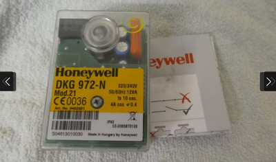 Honeywell Steuergerät DKG 972-N Mod.21, mit Einbauanleitung.