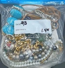 Vintage Now Costume Jewelry Lot Assorted Mystery Bag 1.4# Reseller All Wearable