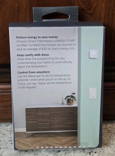 Amazon Smart Thermostat Model S6ED3R Alexa Compatible Sealed In Box Honeywell - Picture 2 of 5