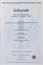 Deutsches Patent zu verkaufen:  Patent Nr. : 102022111002