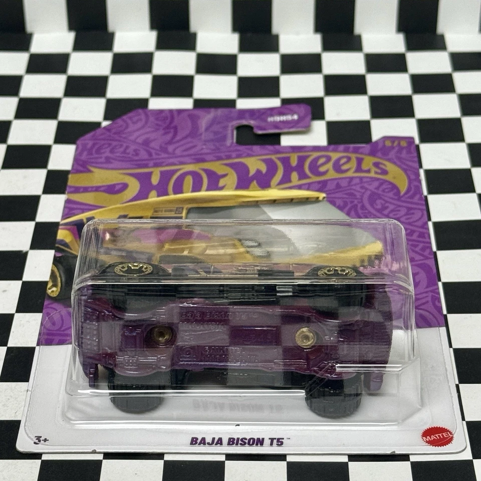 Hot Wheels Pearl & Chrome 57th Anniversary Baja Bison T5 CHASE EC - Image 2 of 4