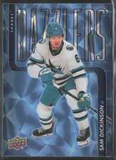 2025-26 UD Series 2 Sam Dickinson DZ-82 Dazzlers Blue RC
