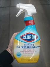 Clorox Crisp Lemon Scent Bleach Free Disinfecting All-Purpose Cleaner - 32 oz.