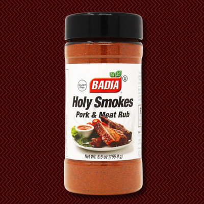 5.5 oz Holy Smokes Seasoning/Ribs/Pork/Meat/Rub/BBQ/Sazon/Para Costillas