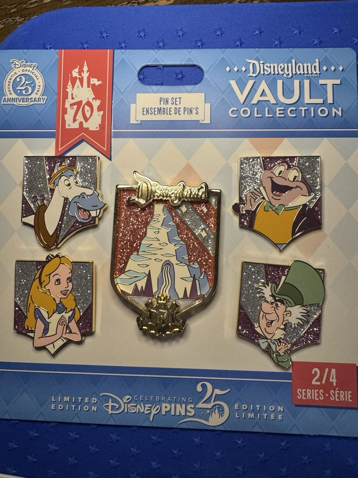 Disneyland 70th Anniversary - Vault Collection Pin Set Series #2/4 (LE 5000)