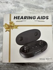 Nvboty Otc Hearing Aids M3111 - Rechargeable Noise Reduction - Black