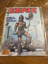 EERIE magazine #122 1981 Warren horror Haggarth Romas Kukalis cover art