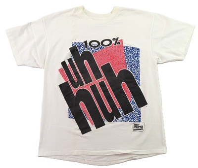 Vintage 90s L XL White Diet Pepsi Soda Coke Uh Huh Pop Single Stitch T Shirt