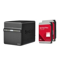 Synology Diskstation DS423 4 EinschüBe Nas-Server LeergehäUse + 2X Wd Red Sata