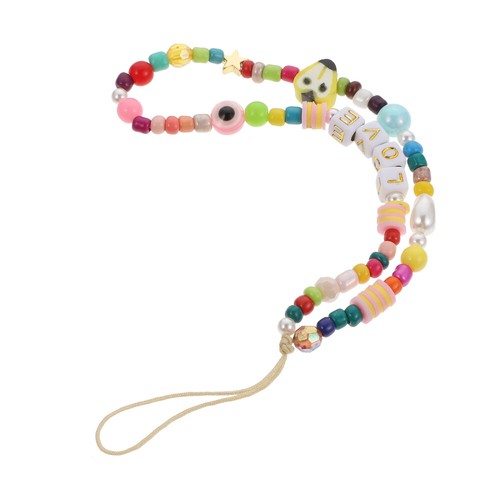 Alphabet Glass Hanging Rope Phone Lanyard -lost Strap - Zdjęcie 6 z 12