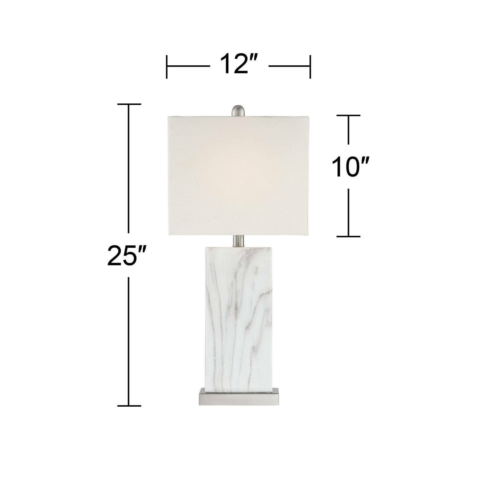 360 Lighting Modern Table Lamps Set of 2 With USB Charging Ports ...