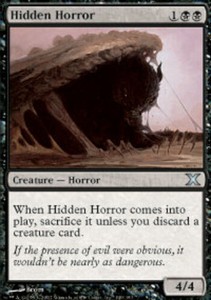 Hidden Horror x4 - 10th Edition - NM-Mint, English - 10th Edition