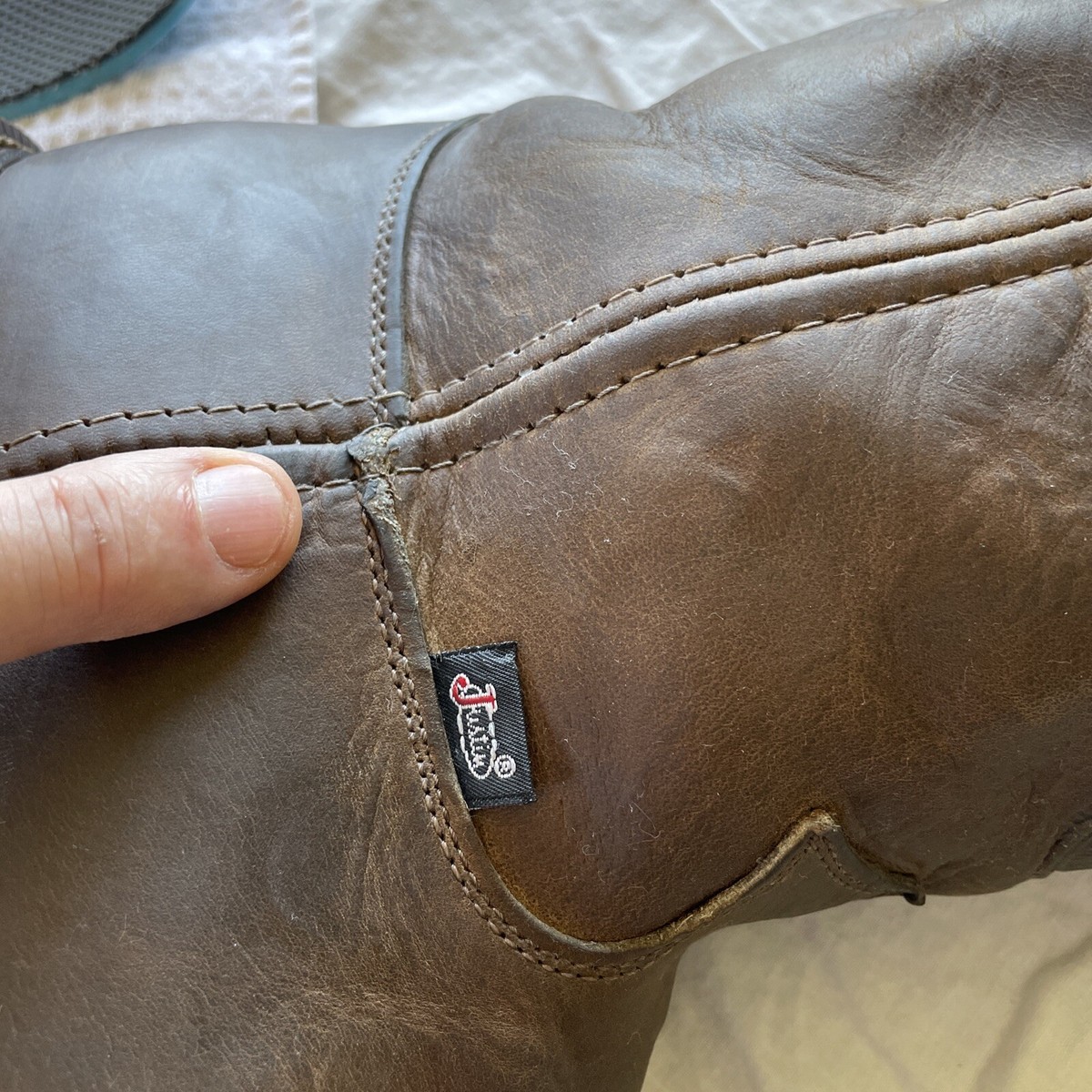 Justin Original‎ 4491 Brown Leather J-Max Slip On Men Work Boots SZ 10 EE Justin J-Max® #J491 Men main image 4