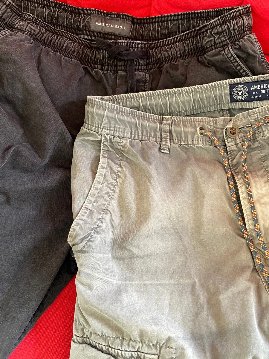 Pantalon Negro Rasgados American Eagle Hombre | Meses sin interés