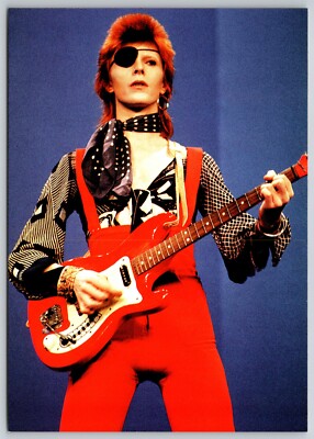 David Bowie - Ziggy Stardust Guitar - Singer and Musician (6 X 4 in ...