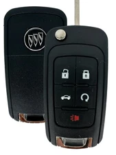 New Flip Key Remote Start Key Fob for Buick Lacrosse Encore Regal Verano Allure