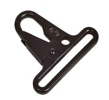 Black Clash Hook  - HK  Snaphook - 50mm / 2"  - 250kg Breaking Strain - Military