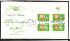 UN New York SC # 96 Economic Commission For Afica FDC . Artmaster
