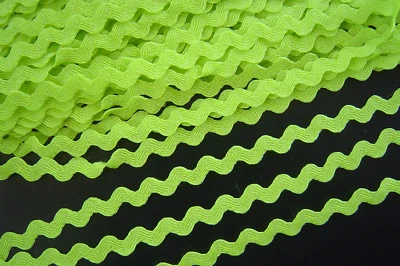 MARKENLOS 12 METER Zackenlitze Borte Spitze Elegante Luminus Grün 5mm RR 018 DE