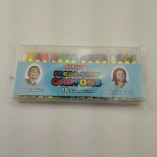 Kangaroo Face Paint and Body Crayons,16 Colors, Safe, Non Toxic Facepainting