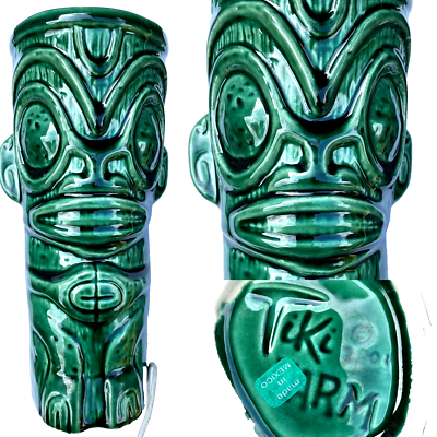 tiki farm tiki mug 陶器ティキマグ Marqool Tiki Mug Coral – Tiki Farm
