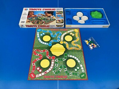 Jeu De Société Trouve L'Oiseau MB 1984 - Complet, Occasion, 2 Joueurs, âge 8-11 Ans