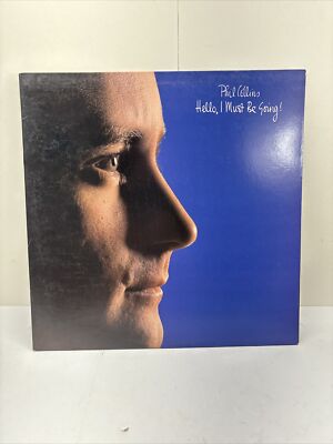 Phil Collins ''HELLO, I MUST BE GOING'' (Original LP 1982 Atlantic 80035-1) VG/VG+