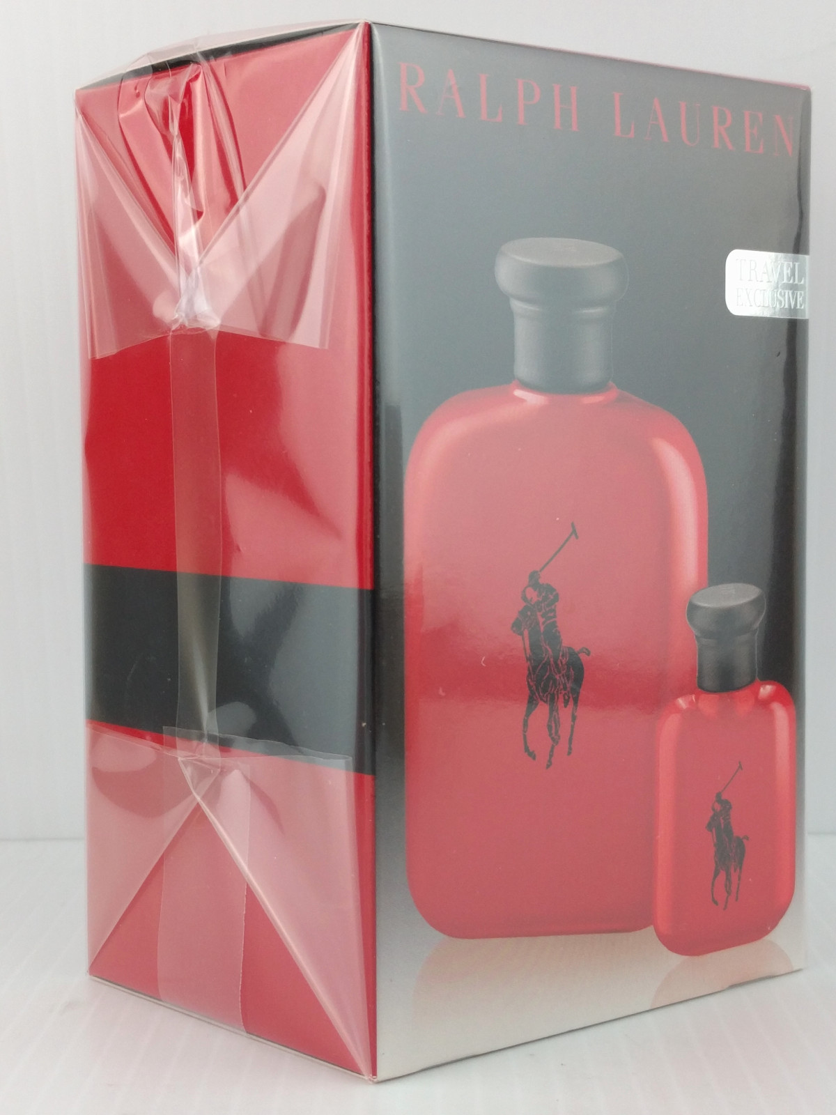 Polo Red By Ralph Lauren 2pc Set Men 4.2oz Eau De Toilette Spray+