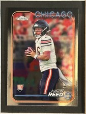 #249 Austin Reed, Chicago Bears RC 2024 Topps Chrome NFL Football Base